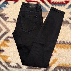 Garage Black distressed high rise Jeggings